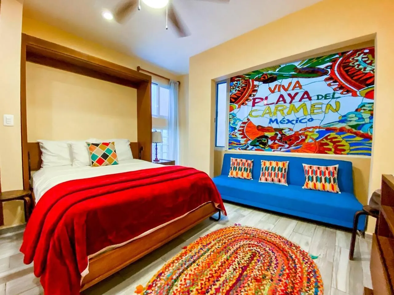 Colorful Hacienda Style 2Br With Pool Steps To Beach Playa del Carmen 0*,  Meksika